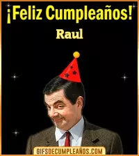GIF Feliz Cumpleaños Meme Raul